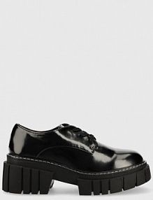 Półbuty sznurowane Steve Madden  czarne damskie SM16000128.013