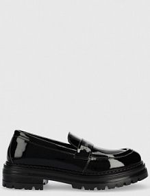 Mokasyny Calvin Klein Jeans  czarne dziecięce V4X4.80412.35.38