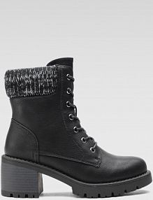 Trzewiki Clara Barson czarne damskie WS5898-10