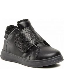 Buty na rzepy Nelli Blu czarne dziecięce 