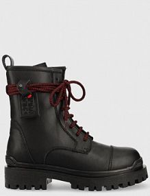 Workery Karl Lagerfeld  czarne damskie KL94660.E00