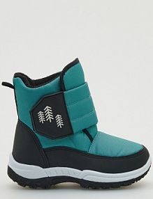 Ocieplane śniegowce Reserved zielone dziecięce 4578P-97X