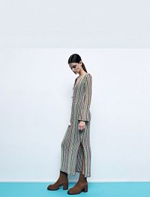 Skórzane botki Reserved brązowe 6045O-82X