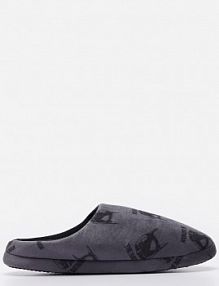 Szare kapcie Batman House czarne męskie 9447S-99X