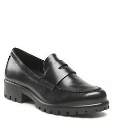 Półbuty wsuwane ECCO czarne damskie 