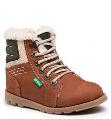 Kozaki Kickers brązowe dziecięce Nonotain 909850-10 S Camel/Kaki 116