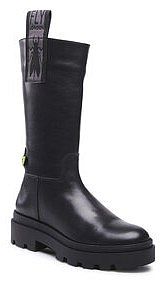 Kozaki Fly London czarne damskie 