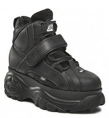 Botki Buffalo czarne damskie 