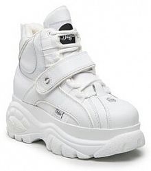 Botki Buffalo białe damskie 