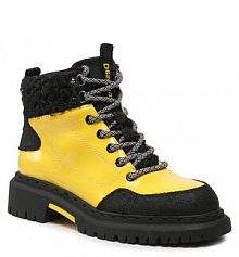 Trapery Desigual żółte damskie 