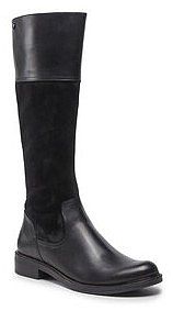 Oficerki Caprice czarne 9-25525-29  Black Comb 019