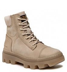 Trapery G-Star Raw beżowe damskie Star Raw - Noxer Hgh Nub W 2141 020803 Tpe