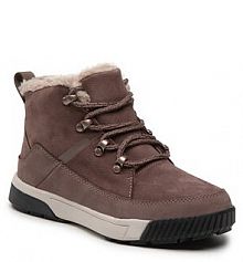 Buty trekkingowe wysokie The North Face brązowe damskie 