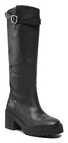 Kozaki na obcasie Tommy Hilfiger czarne 