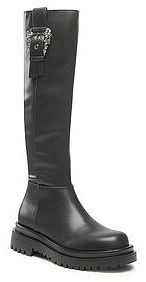 Kozaki Versace Jeans Couture czarne damskie 