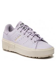 Półbuty sznurowane adidas fioletowe damskie 