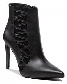 Botki na szpilce Baldowski czarne 