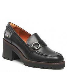 Półbuty na obcasie Pikolinos czarne damskie 