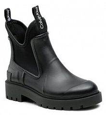 Kalosze Calvin Klein Jeans czarne damskie 