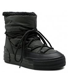 Śniegowce Calvin Klein Jeans czarne damskie Vulc Flatform Bold Snow Boot YW0YW00820 Black BDS