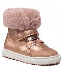 Kozaki Garvalin różowe dziecięce 