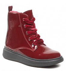 Kozaki Garvalin bordowy dziecięce 221550-C M Burdeos