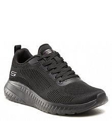 Półbuty sznurowane Skechers czarne damskie 