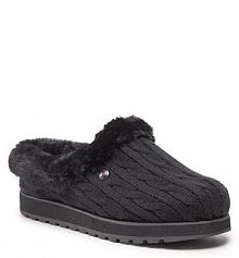 Kapcie Skechers czarne damskie 