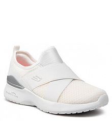 Półbuty wsuwane Skechers białe damskie 