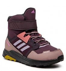 Śniegowce adidas bordowy damskie 