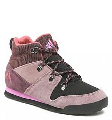 Śniegowce adidas fioletowe damskie 