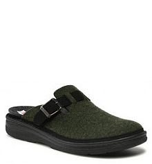 Kapcie Berkemann zielone męskie Mirko 05731 Tannengrün 843