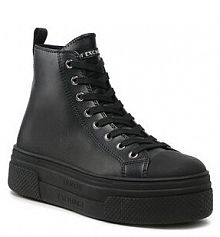 Półbuty na koturnie Armani Exchange czarne XDZ021 XV571 00002 Black