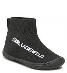 Trzewiki KARL LAGERFELD czarne dziecięce 