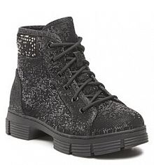 Trapery Steve Madden czarne dziecięce 