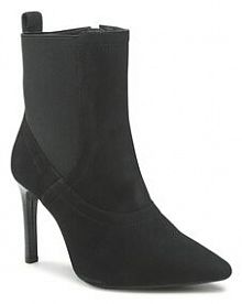 Botki na szpilce Geox czarne 