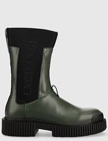 Sztyblety Armani Exchange  zielone damskie XDN025.XV630.00740