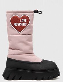 Śniegowce Love Moschino  różowe damskie JA24566G0FJHB600