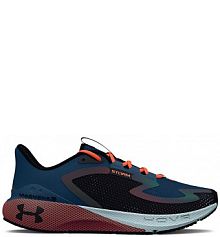 Buty do biegania Under Armour czarne/niebieskie dziecięce HOVR Machina 3 Storm