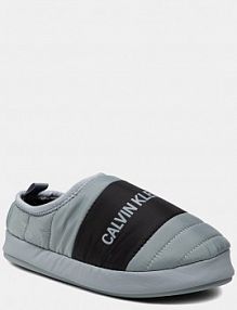 Kapcie Calvin Klein szare męskie