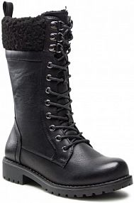 Kozaki Nelli Blu czarne dziecięce 