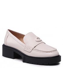 Półbuty wsuwane Coach beżowe damskie 