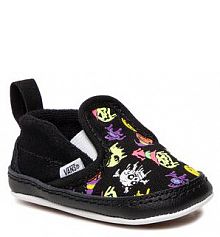 Półbuty wsuwane Vans czarne dziecięce 