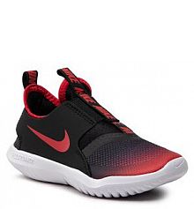 Półbuty wsuwane Nike czarne dziecięce Flex Runner (Ps) AT4663-607 University Red/University R