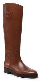 Kozaki Tory Burch brązowe damskie The Riding Boot  Palissandro