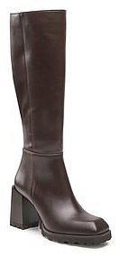 Kozaki na obcasie R.Polański brązowe 