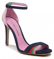 Sandały na szpilce Emporio Armani kolorowy 