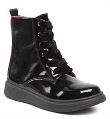 Kozaki Garvalin czarne dziecięce 