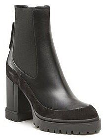 Botki na słupku Baldinini czarne 