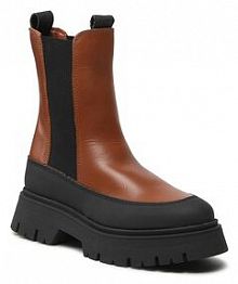 Sztyblety Tamaris brązowe damskie 